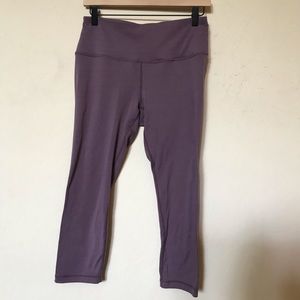 Yogalicious lavender crop leggings